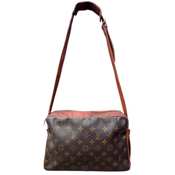 Louis Vuitton Monogram Vintage Crossbody Camera Bag Brown Leather – Rare Model - Picture 4 of 12